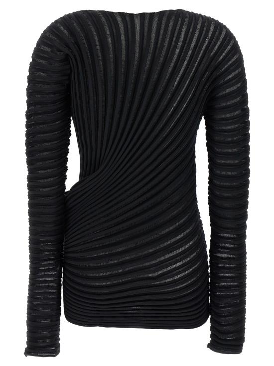  이세이 미야케 블라우스 IS306278BM BLACK - ISSEY MIYAKE