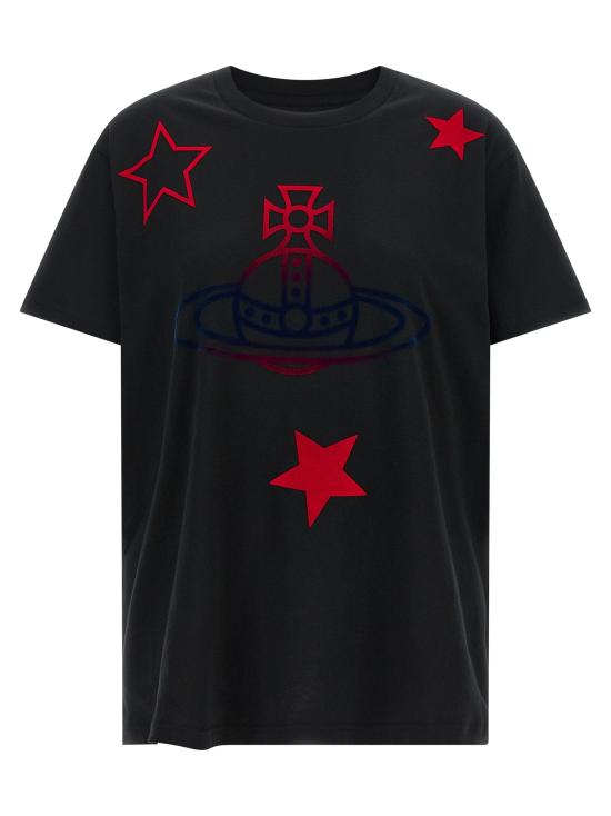 26SS 비비안웨스트우드 폴로 티셔츠 VI334980BM BLACK