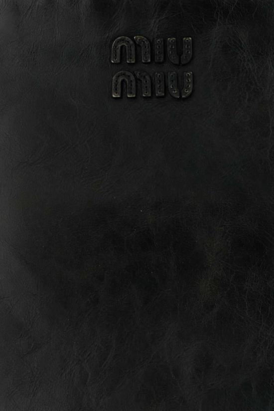 26SS 미우미우 스커트 MPD831SOOO18BU F0002 BLACK - MIU MIU