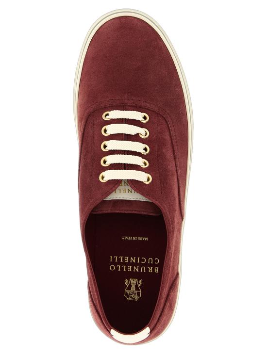 26SS 브루넬로 쿠치넬리 스니커즈 BR337871BM BORDEAUX - BRUNELLO CUCINELLI