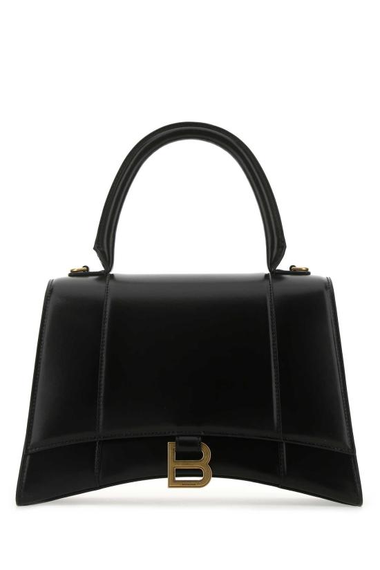  발렌시아가 아워글래스 탑 핸드백 6196681QJ4M 1000 BLACK