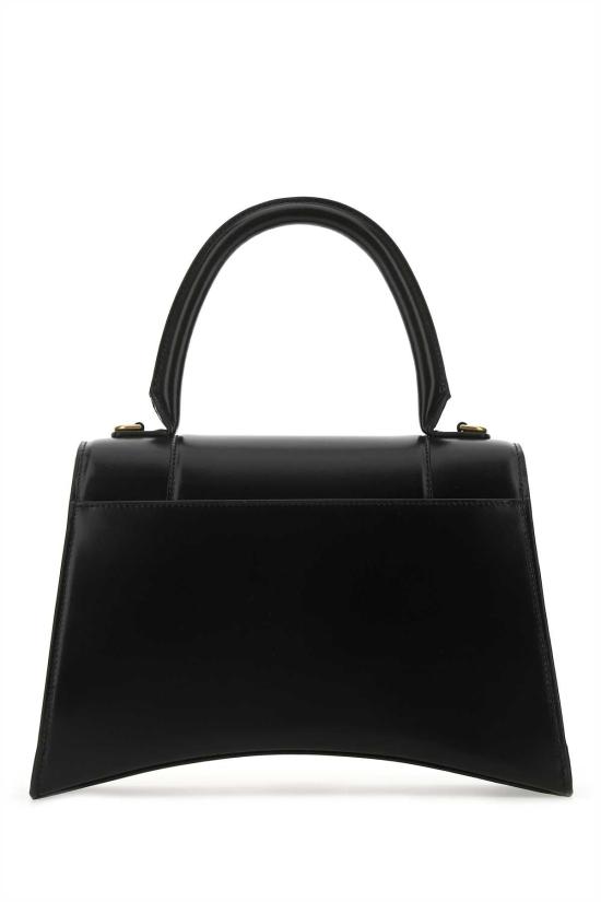  발렌시아가 아워글래스 탑 핸드백 6196681QJ4M 1000 BLACK - BALENCIAGA
