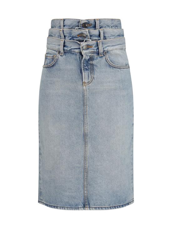 26SS 피오루찌 스커트 W26SSDSK007DN01 DN01 BLUE