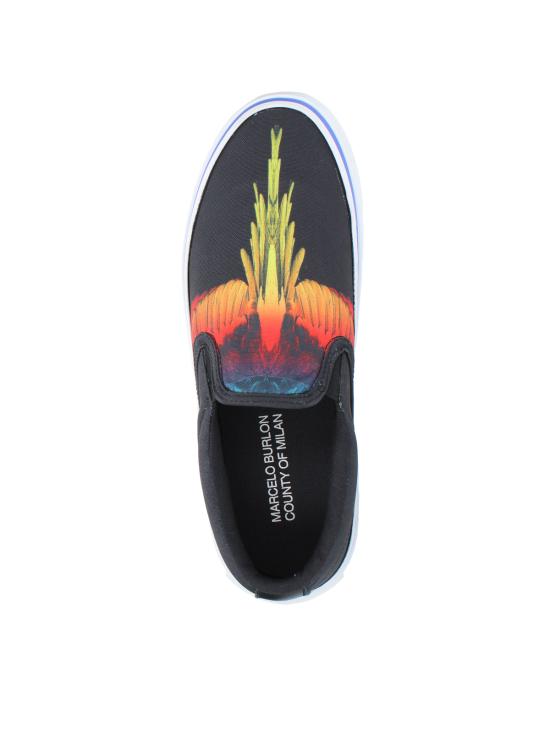  마르셀로 불론 스니커즈 CMIA079S22FAB0011025 BLACK - MARCELO BURLON