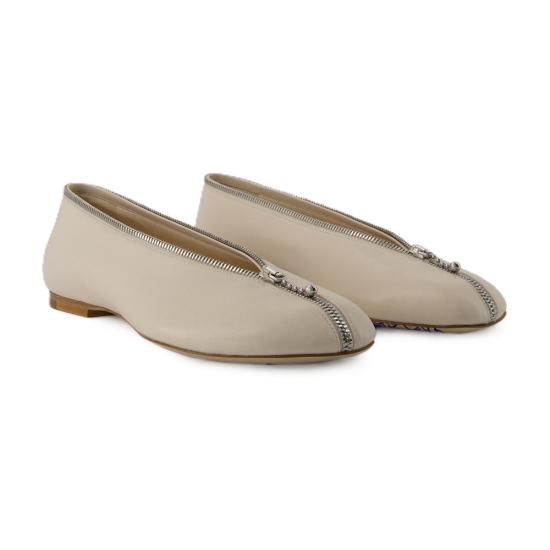 버버리 플랫 슈즈 CONFIG BURS21300 WHITE - BURBERRY