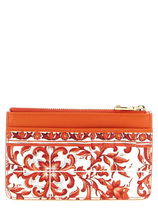 26FW 돌체앤가바나 명함지갑 DO336804BM ORANGE - DOLCE & GABBANA