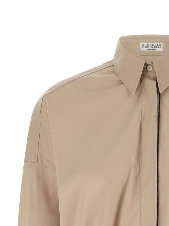 26SS 브루넬로 쿠치넬리 셔츠 BR326441BM BEIGE - BRUNELLO CUCINELLI