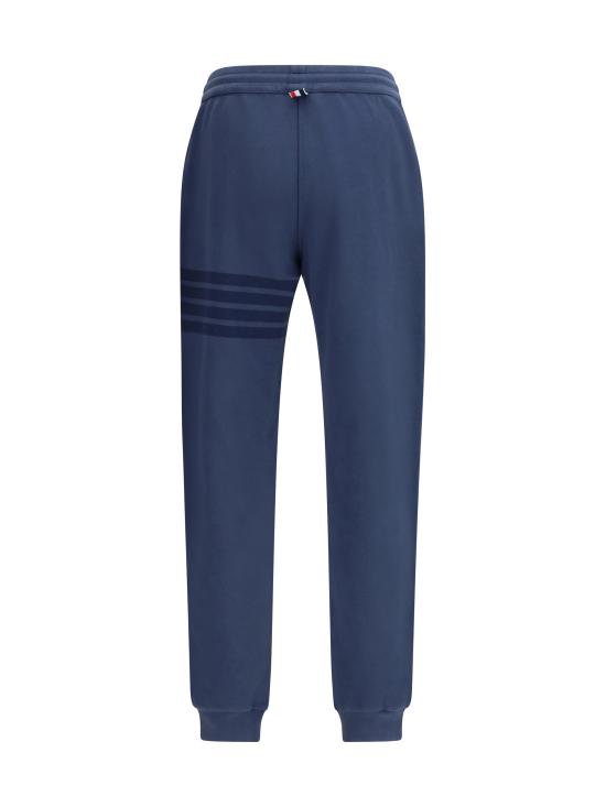 26SS 톰브라운 솔리드 루프백 오버다이 4바 스웨트팬츠 MJQ243AJ0007 415 NAVY - THOM BROWNE