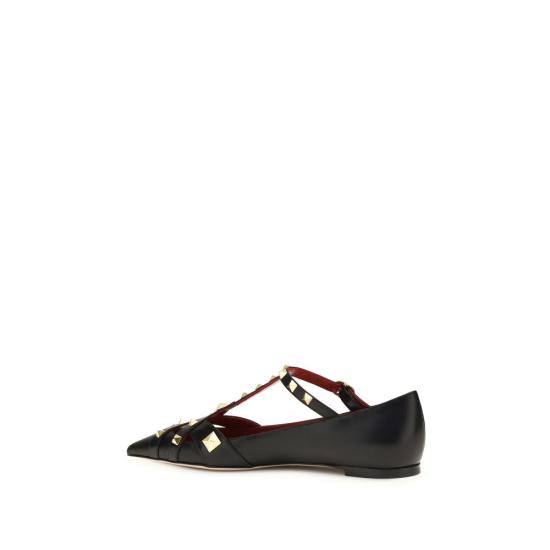 26FW 발렌티노 가라바니 플랫 슈즈 VA9W2S0PQ9JYW0NOBB BLACK - VALENTINO GARAVANI