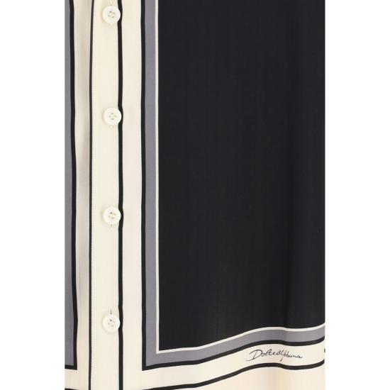 26SS 돌체앤가바나 셔츠 DOG5LH3THI11THN5WHBB BLACK - DOLCE & GABBANA