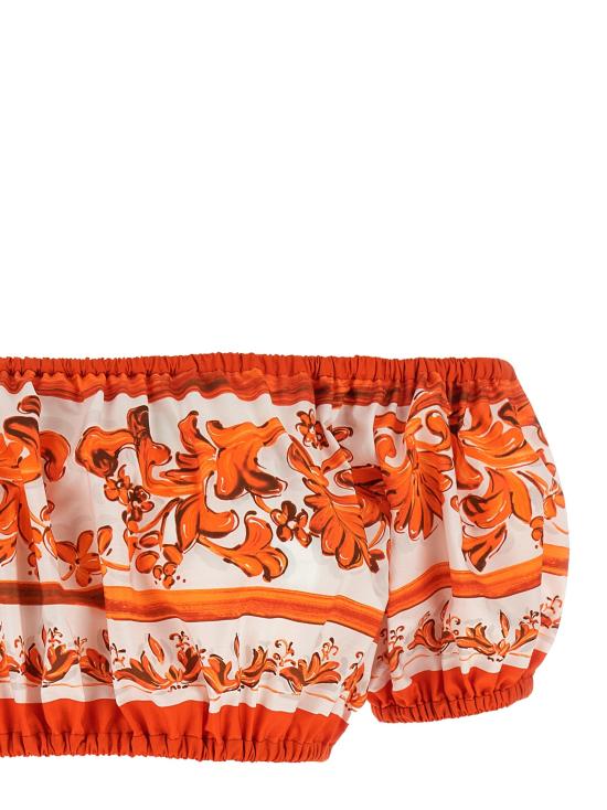 26FW 돌체앤가바나 블라우스 DO336965BM ORANGE - DOLCE & GABBANA