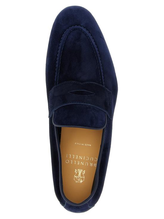 26SS 브루넬로 쿠치넬리 스니커즈 BR326098BM BLUE - BRUNELLO CUCINELLI