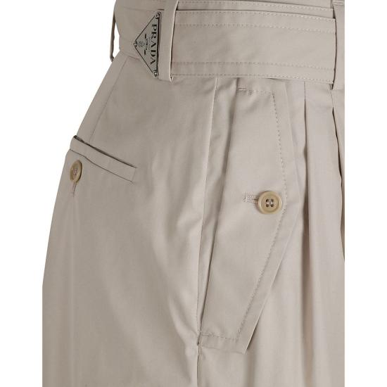  프라다 스트레이트 팬츠 PR 9137706827988 BEIGE - PRADA