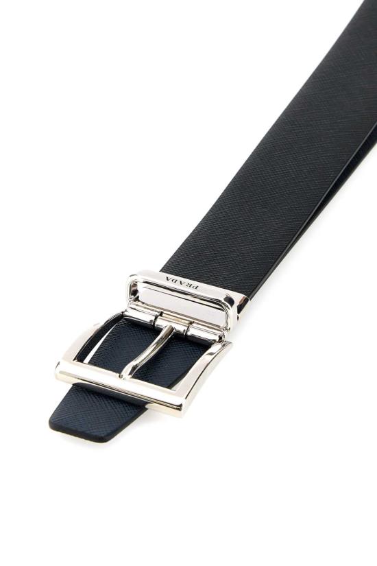  프라다 사피아노 가죽 벨트 2CC004053 F0RD7 BLACK - PRADA