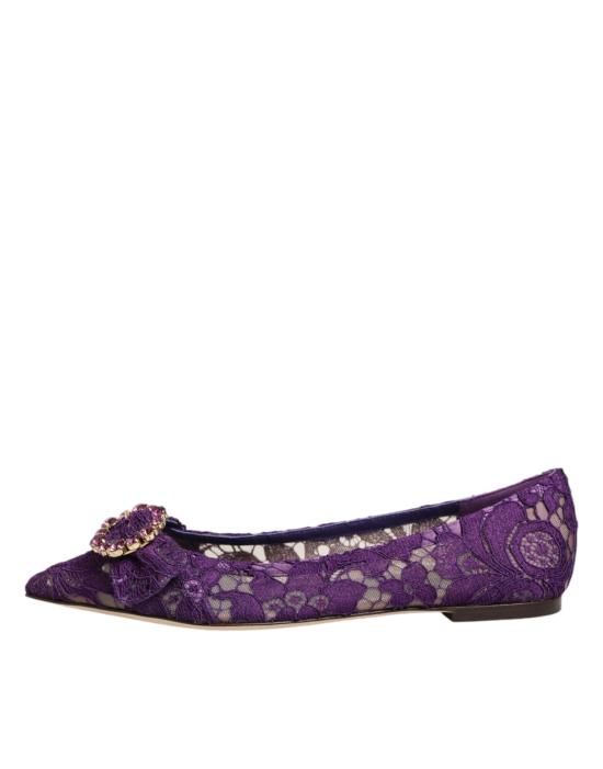  돌체앤가바나 플랫 슈즈 LA13115 PURPLE - DOLCE & GABBANA