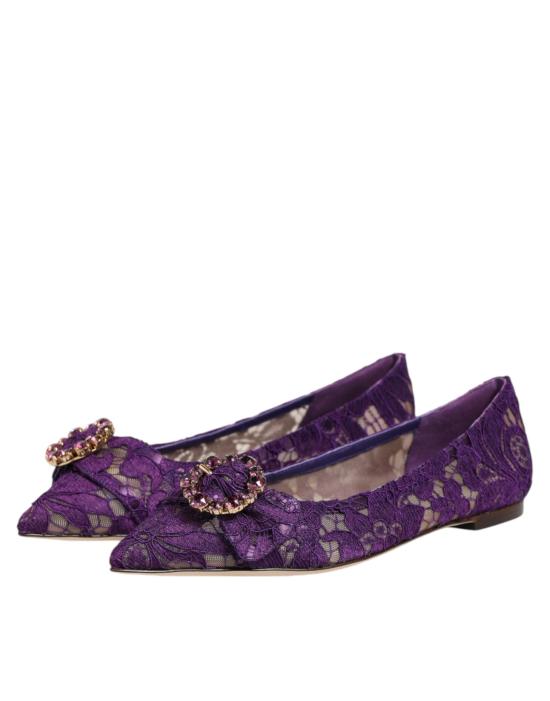  돌체앤가바나 플랫 슈즈 LA13115 PURPLE - DOLCE & GABBANA