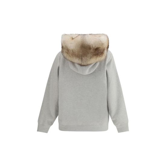 26SS 프라다 후드 티셔츠 PR134723SOOO18NHF0684BB GRAY - PRADA