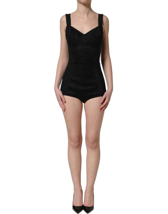  돌체앤가바나 바디수트 티셔츠 TSH91387 BLACK - DOLCE & GABBANA