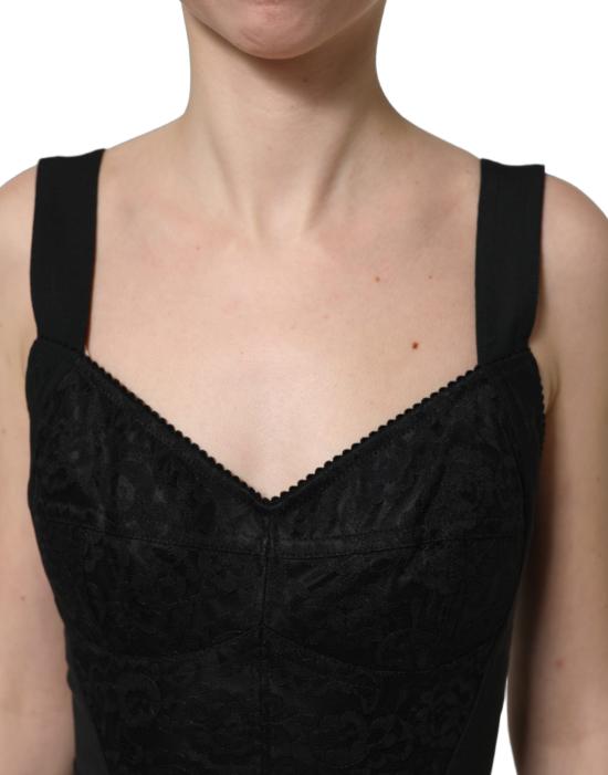  돌체앤가바나 바디수트 티셔츠 TSH91387 BLACK - DOLCE & GABBANA