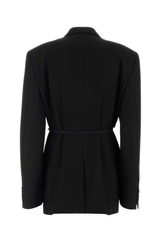 26SS 발렌시아가 랩 테일러드 재킷 857365TNT39 1000 BLACK - BALENCIAGA