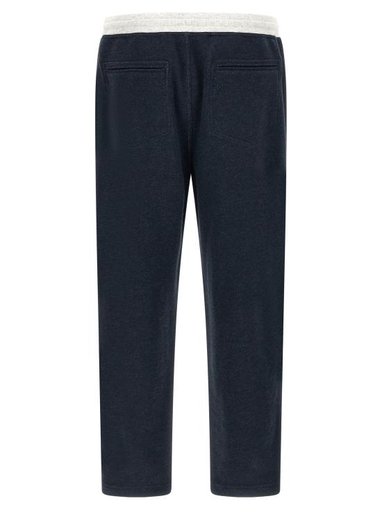 26SS 브루넬로 쿠치넬리 트레이닝/조거 팬츠 BR328804BM NAVY - BRUNELLO CUCINELLI