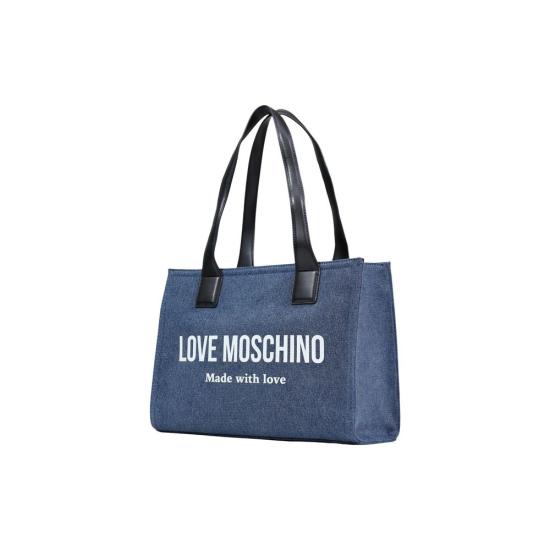 26SS 모스키노 토트백 LOMO 18791300176 BLUE - MOSCHINO