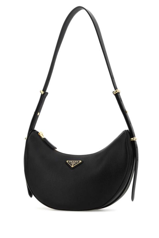 26FW 프라다 아르케 레더 숄더백 1BC2742CYS F0002 BLACK - PRADA