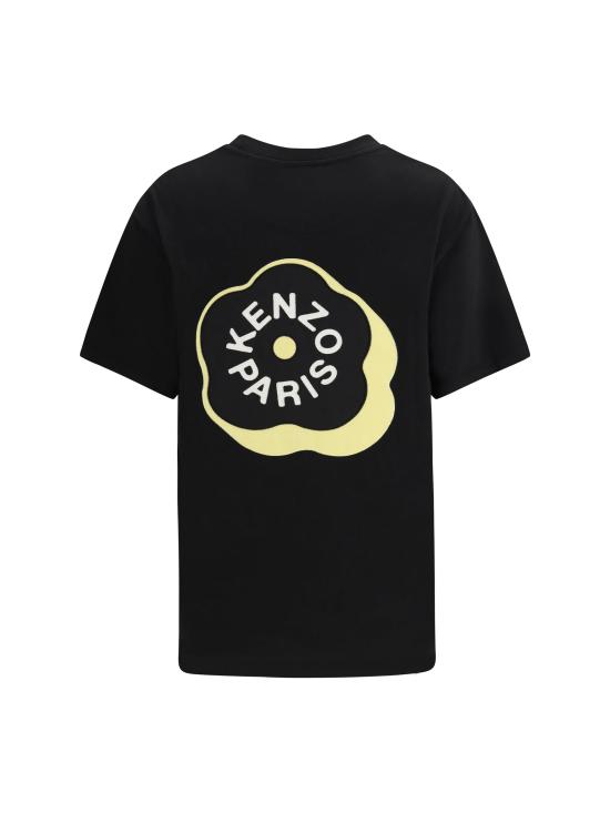 26SS 겐조 보케 플라워 2.0 엠브로이더드 루즈 티셔츠 FG52TS3024SG 99J BLACK - KENZO