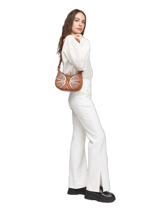  핑코 숄더백 102790 A2IW L17Q ONESIZE Pinko BROWN - PINKO