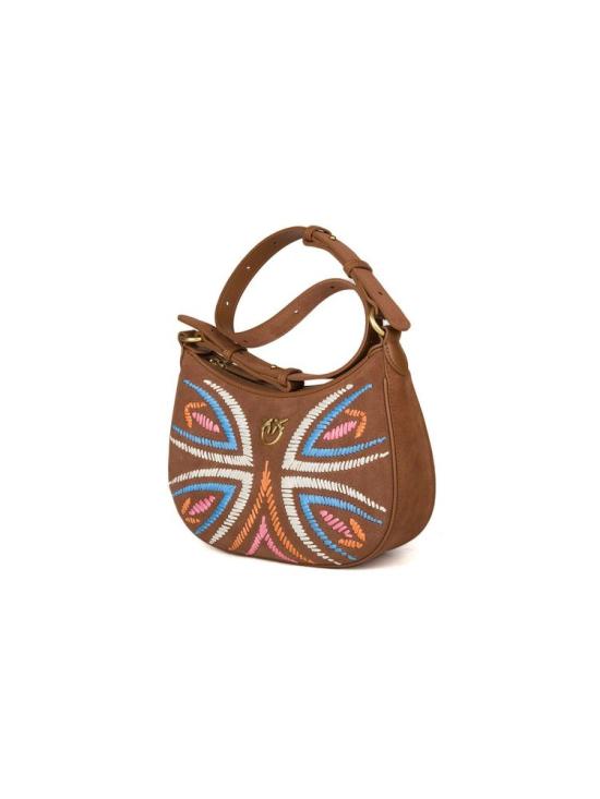  핑코 숄더백 102790 A2IW L17Q ONESIZE Pinko BROWN - PINKO