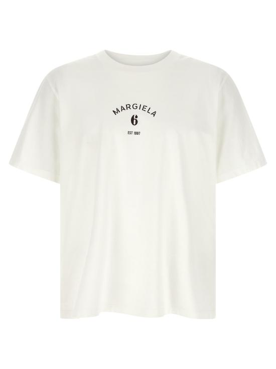 26SS MM6 메종마르지엘라 탑 MM332085BM WHITE