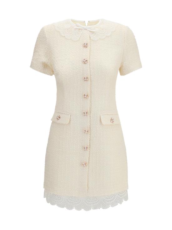26FW 셀프 포트레이트 원피스 PF26002SBC CREAM BEIGE