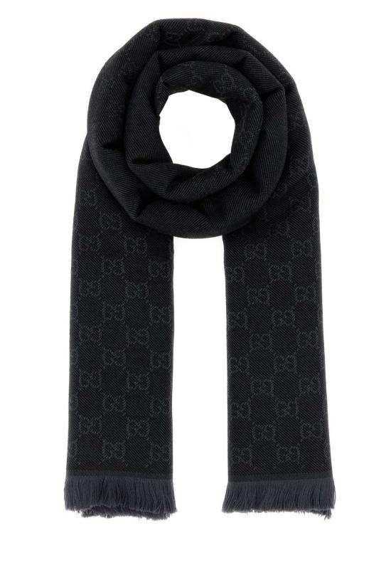  구찌 GG 울 스카프 8485073G200 1063 BLACK