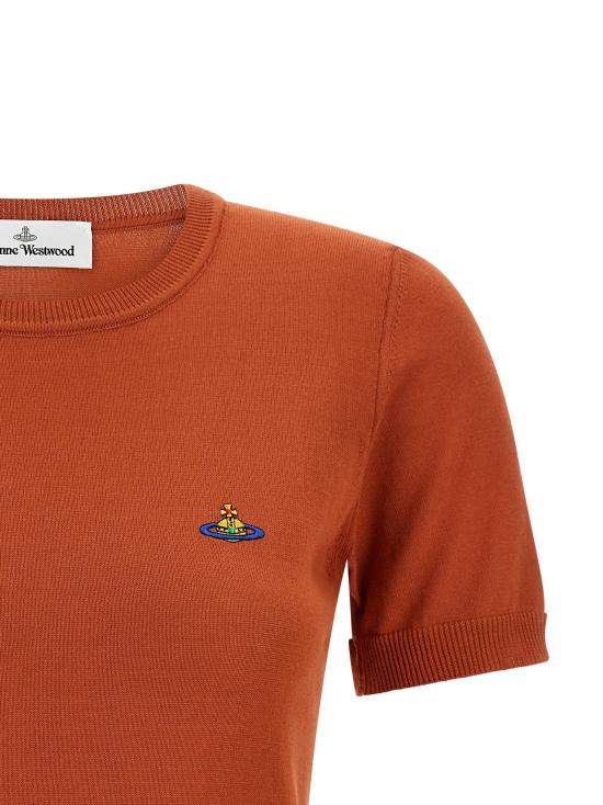 26SS 비비안웨스트우드 폴로 티셔츠 VI335027BM ORANGE - VIVIENNE WESTWOOD