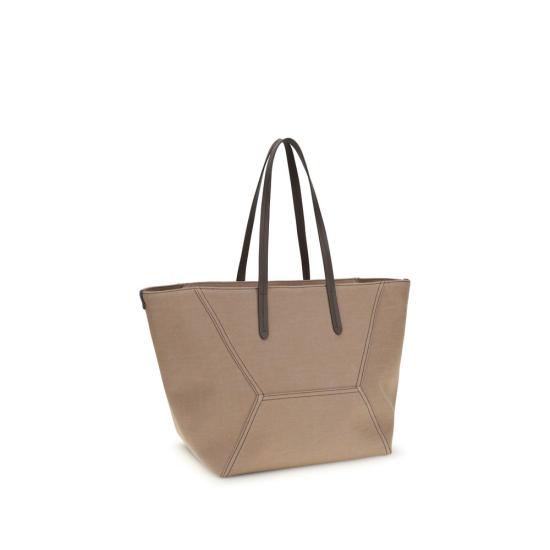 26SS 브루넬로 쿠치넬리 토트백 BRMB25D2571C005BB BEIGE - BRUNELLO CUCINELLI