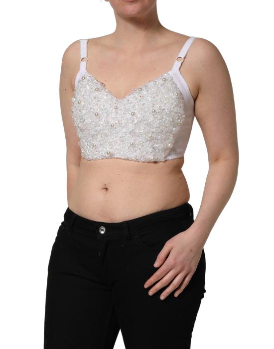  돌체앤가바나 바디수트 티셔츠 TSH92066 WHITE - DOLCE & GABBANA