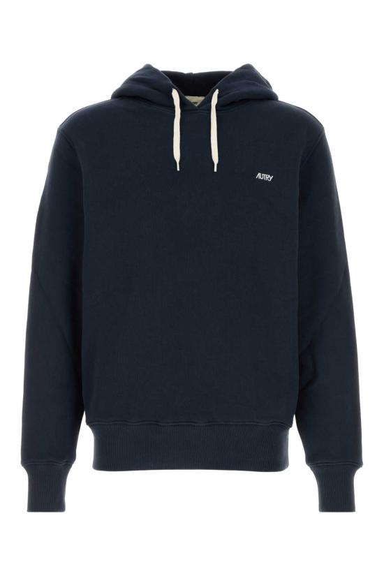 26SS 오트리 로고 후드 티셔츠 HOPM 002B NAVY