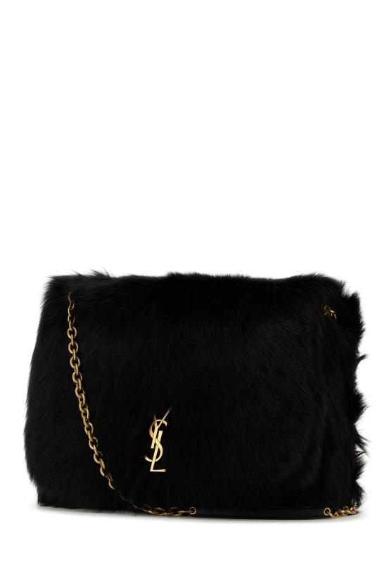  생로랑 제이미 4.3 퍼 숄더백 800628AAD1R 1000 BLACK - SAINT LAURENT