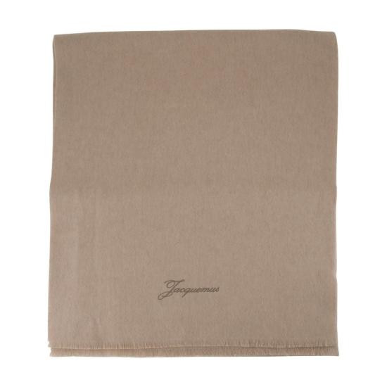 25FW 자크뮈스 머플러/스카프 MUS024074 BEIGE - JACQUEMUS