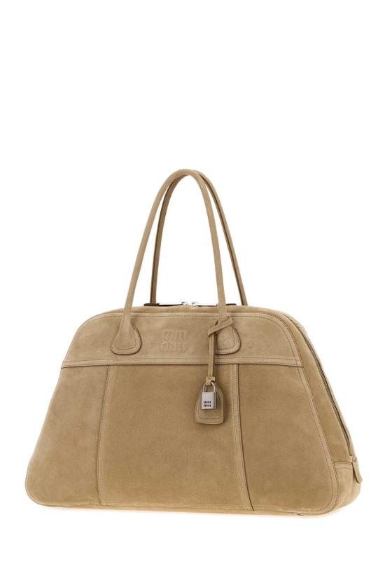 26FW 미우미우 비방 스웨이드 백 5BB1952CSS F0379 BEIGE - MIU MIU