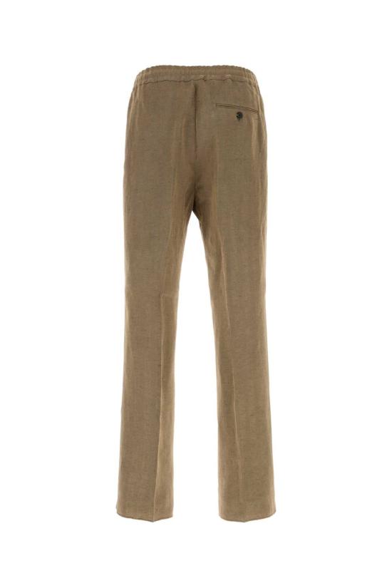 26SS 살바토레 페라가모 스트레이트 팬츠 144746793679 EXPRESSOSAFARI BEIGE - SALVATORE FERRAGAMO