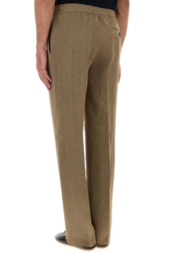 26SS 살바토레 페라가모 스트레이트 팬츠 144746793679 EXPRESSOSAFARI BEIGE - SALVATORE FERRAGAMO