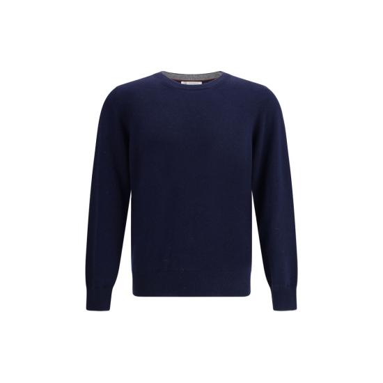 26FW 브루넬로 쿠치넬리 스웨터 BRM2200100CW425BB NAVY