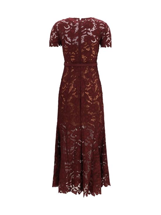 26FW 셀프 포트레이트 원피스 PF26107MBU BURGUNDY - SELF PORTRAIT
