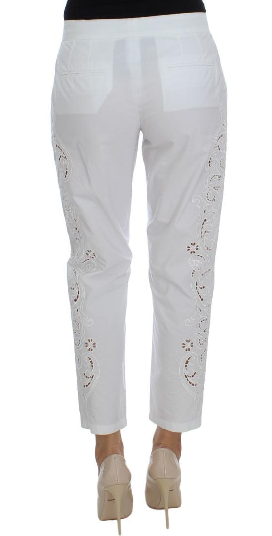 돌체앤가바나 스트레이트 팬츠 SIG20046 WHITE - DOLCE & GABBANA