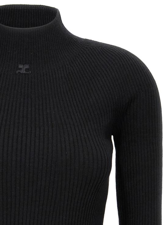  쿠레쥬 스웨터 CO294236BM BLACK - COURREGES