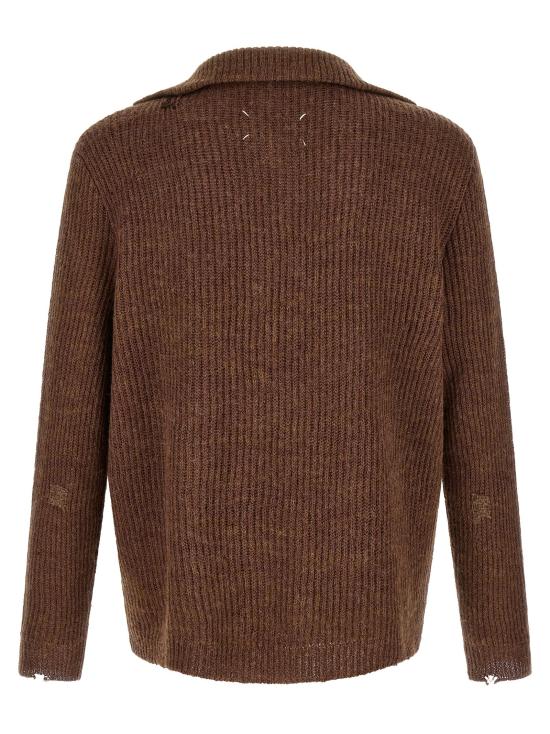 26FW 마르지엘라 스웨터 MA338028BM BROWN - MAISON MARGIELA