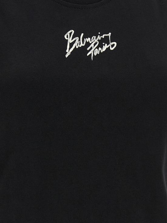 26SS 발망 민소매 티셔츠 BA325686BM BLACK - BALMAIN