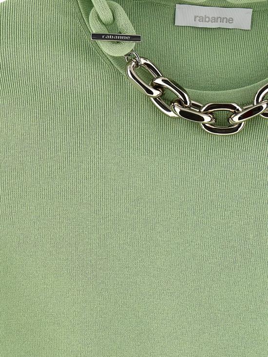 26SS 파코라반 폴로 티셔츠 PA324854BM GREEN - PACO RABANNE