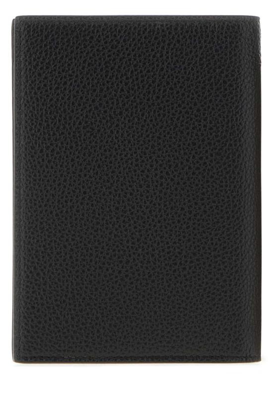 26FW 톰포드 그레인 레더 폴딩 카드 홀더 Y0274LCL158G NAA BLACK - TOMFORD